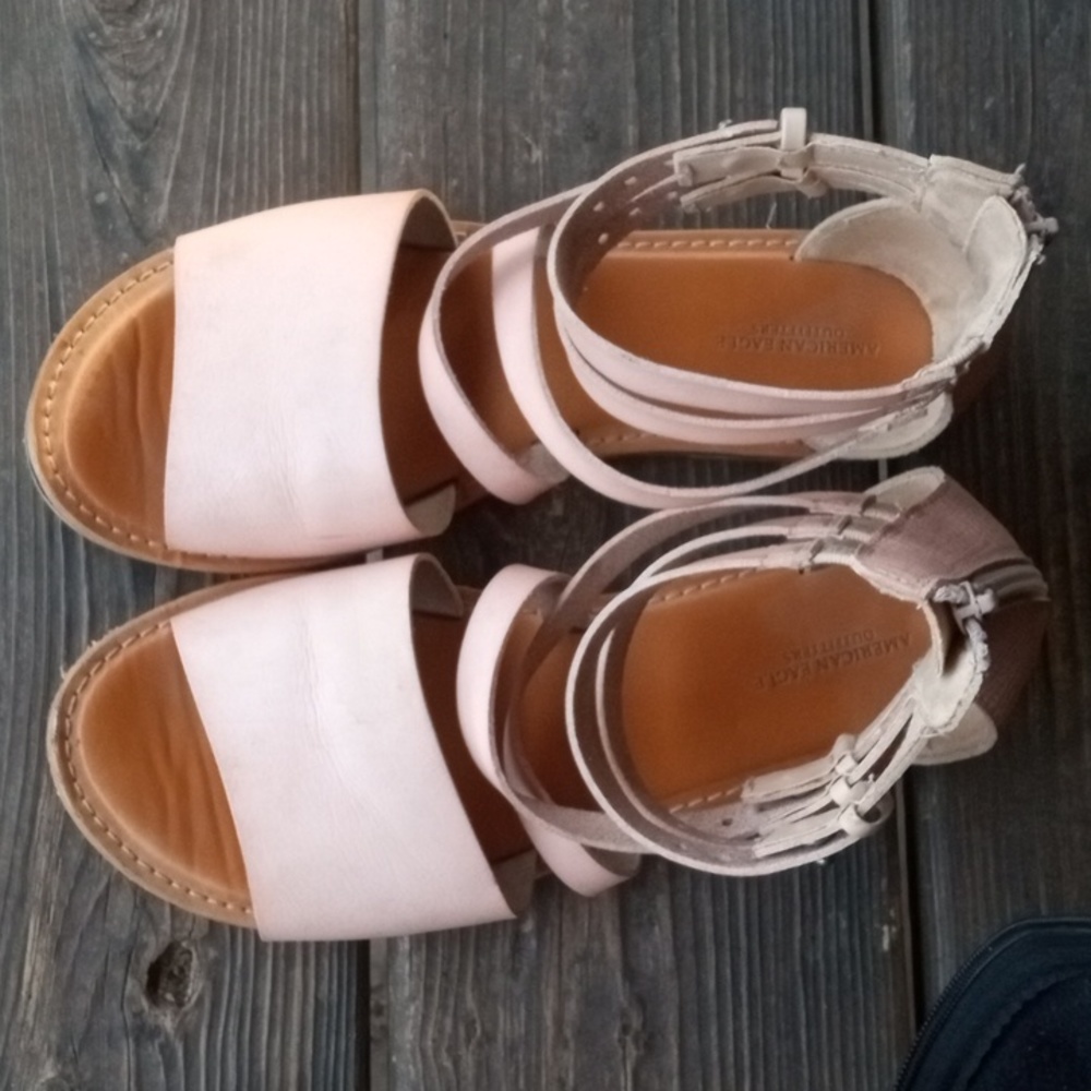 Pink American Eagle sandals